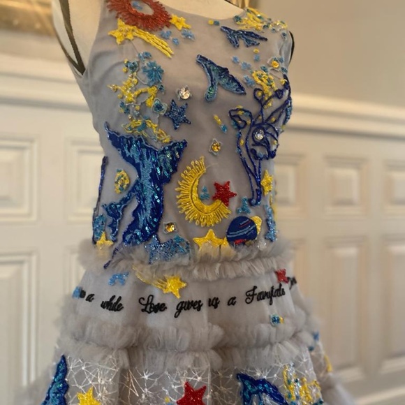 MISCHKA AOKI COUTURE GOWN IN BLUES - Picture 6 of 6